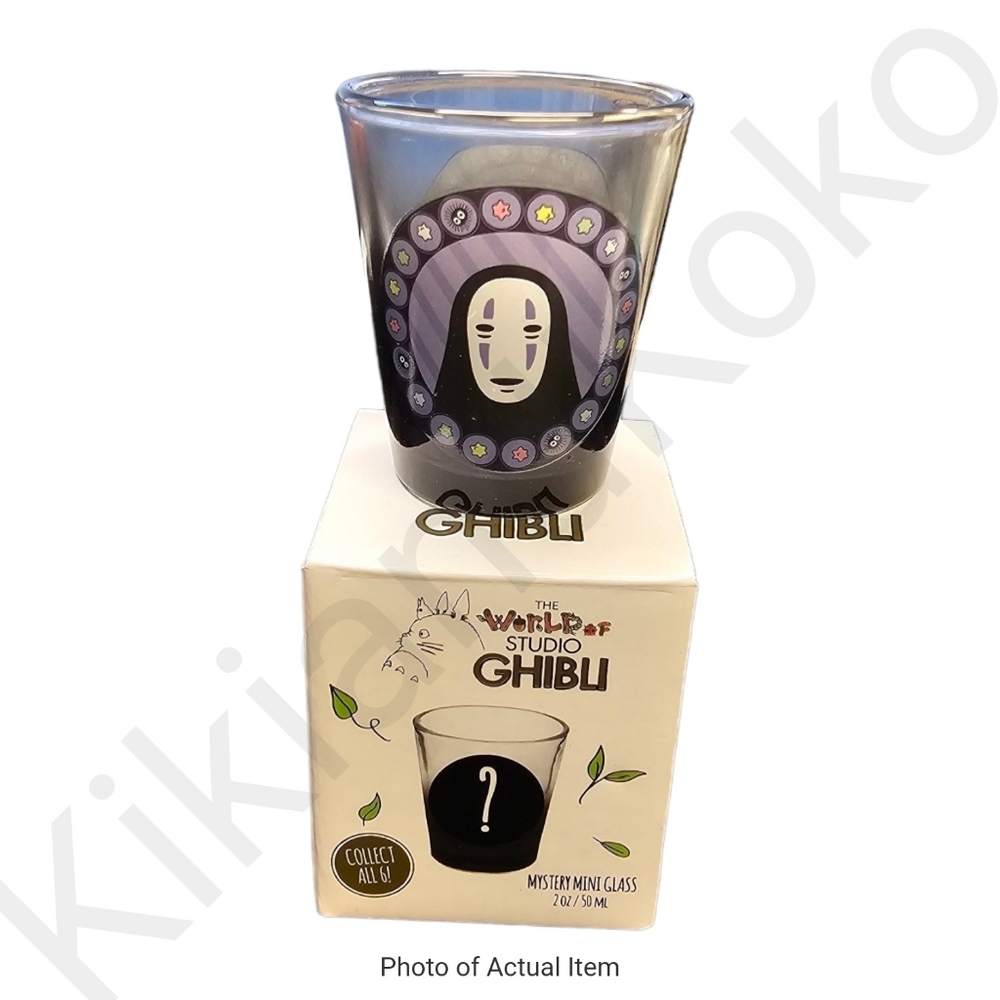 NIB Studio Ghibli Character Portraits Mini Glass -  No Face